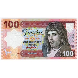 Zanzibar 100 Rupees 2019 Specimen Freddie Mercury