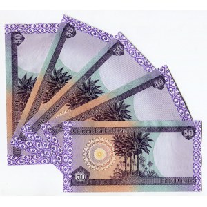 Iraq 5 x 50 Dinars 2003