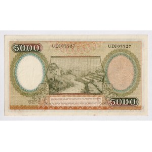Indonesia 5000 Rupiah 1958