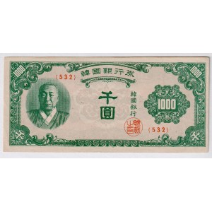 Korea 1000 Won 1950