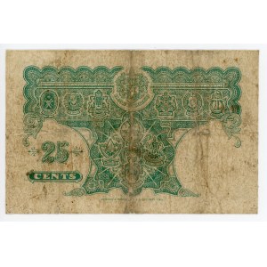 Malaya 25 Cents 1940