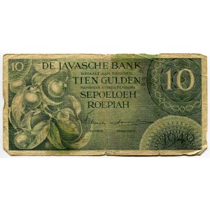 Netherlands East Indies 10 Gulden 1946