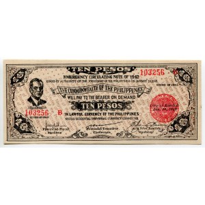 Philippines 10 Pesos 1942