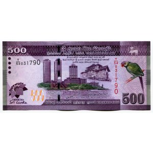 Sri Lanka 500 Rupees 2013