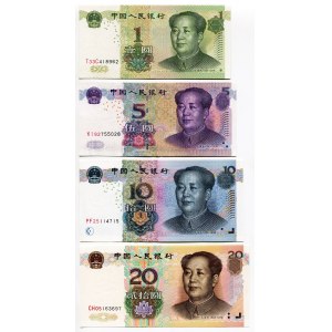 China 1 - 5 - 10 - 20 Yuan 1999 - 2005