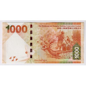 Hong Kong 1000 Dollars 2013