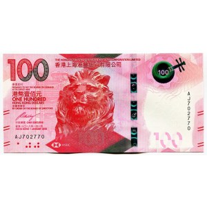 Hong Kong 100 Dollars 2018