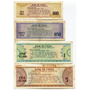 Hong Kong Foreign Exchange Certificate 0.10 - 0.50 - 1 - 5 Yuan 1934