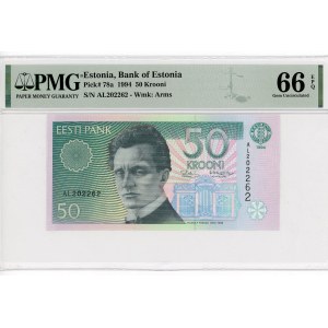 Estonia 50 Krooni 1994 PMG 66