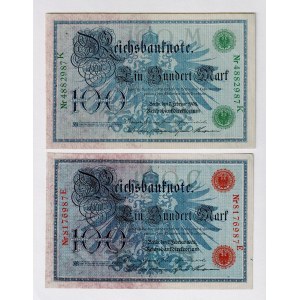 Germany - Empire 2 x 100 Mark 1908