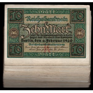 Germany - Weimar Republic 100 x 10 Mark 1920