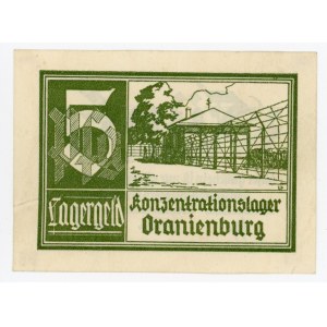 Germany - Third Reich Oranienburg Concentration Camp 5 Pfennig 1933 - 1936 (ND) Lagergeld