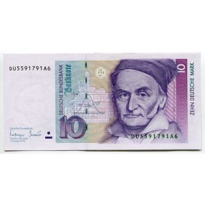 Germany - FRG 10 Deutsche Mark 1993