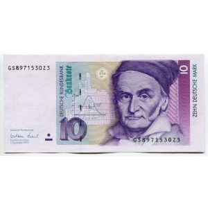 Germany - FRG 10 Deutsche Mark 1999