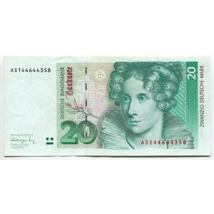 Germany - FRG 20 Deutsche Mark 1991