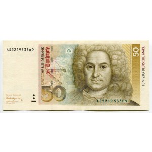 Germany - FRG 50 Deutsche Mark 1991