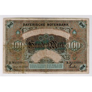 Germany - Empire Bayern 100 Mark 1900
