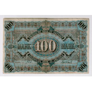 Germany - Empire Sachsen 100 Mark 1911