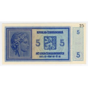 Bohemia & Moravia 5 Korun 1939 Specimen