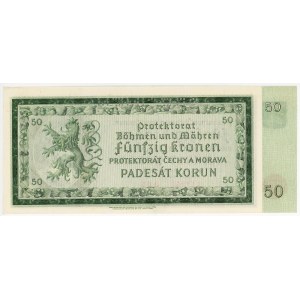 Bohemia & Moravia 50 Korun 1940 Specimen