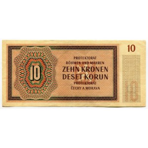 Bohemia & Moravia 10 Korun 1942