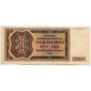 Bohemia & Moravia 500 Korun 1942 Specimen