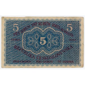 Czechoslovakia 5 Korun 1919