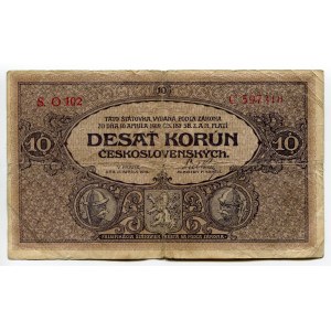 Czechoslovakia 10 Korun 1919