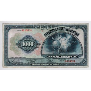 Czechoslovakia 1000 Korun 1932 Specimen