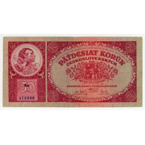 Czechoslovakia 50 Korun 1929