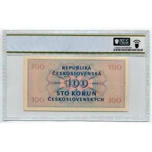 Czechoslovakia 100 Korun 1945 Specimen PCGS 65