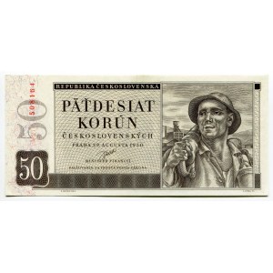 Czechoslovakia 50 Korun 1950