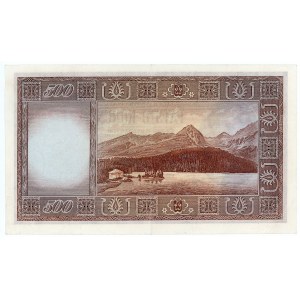 Czechoslovakia 500 Korun 1945