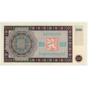 Czechoslovakia 1000 Korun 1945