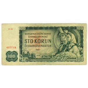 Czechoslovakia 100 Korun 1961 Replacement Note