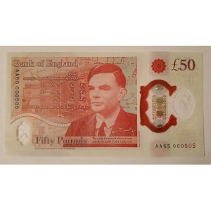 Great Britain 50 Pounds 2020 - 2021 Serie AA