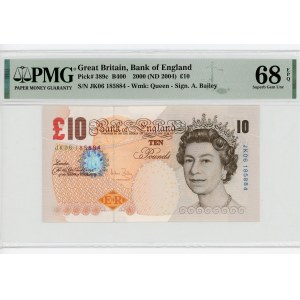 Great Britain 10 Pounds 2000 (2004) (ND) PMG 68