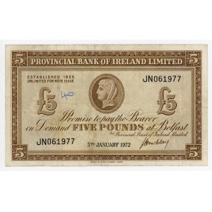 Northern Ireland 5 Pounds 1972