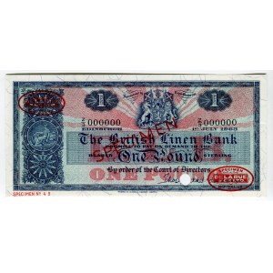 Scotland 1 Pound 1963 Specimen