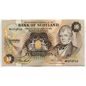 Scotland 10 Pounds 1982