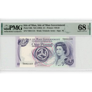 Isle of Man 1 Pound 1983 (ND) PMG 68
