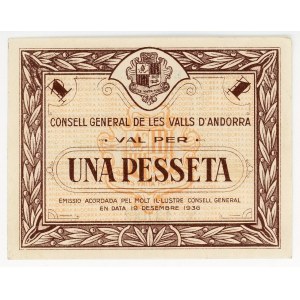 Andorra 1 Pesseta 1936