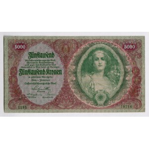 Austria 5000 Kronen 1922