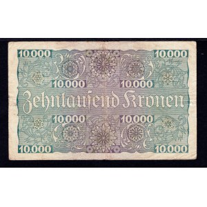 Austria 1 Shilling on 10000 Kronen 1924