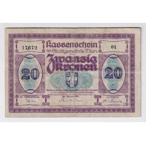Austria Wien 20 Kronen 1918