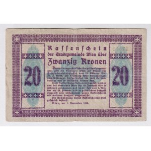 Austria Wien 20 Kronen 1918