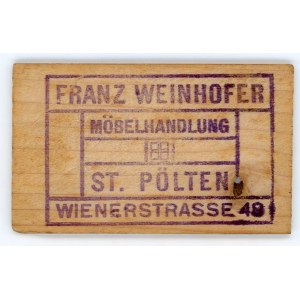 Austria St. Polten 20 Heller 1920 (ND) Wooden Notgeld