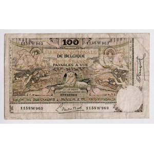 Belgium 100 Francs 1920