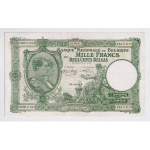 Belgium 1000 Francs 1941