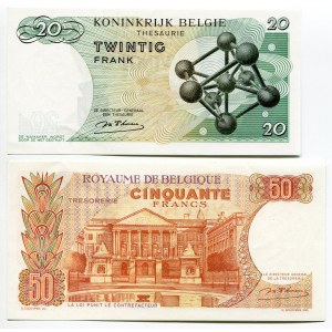 Belgium 20 - 50 Francs 1964 - 1966